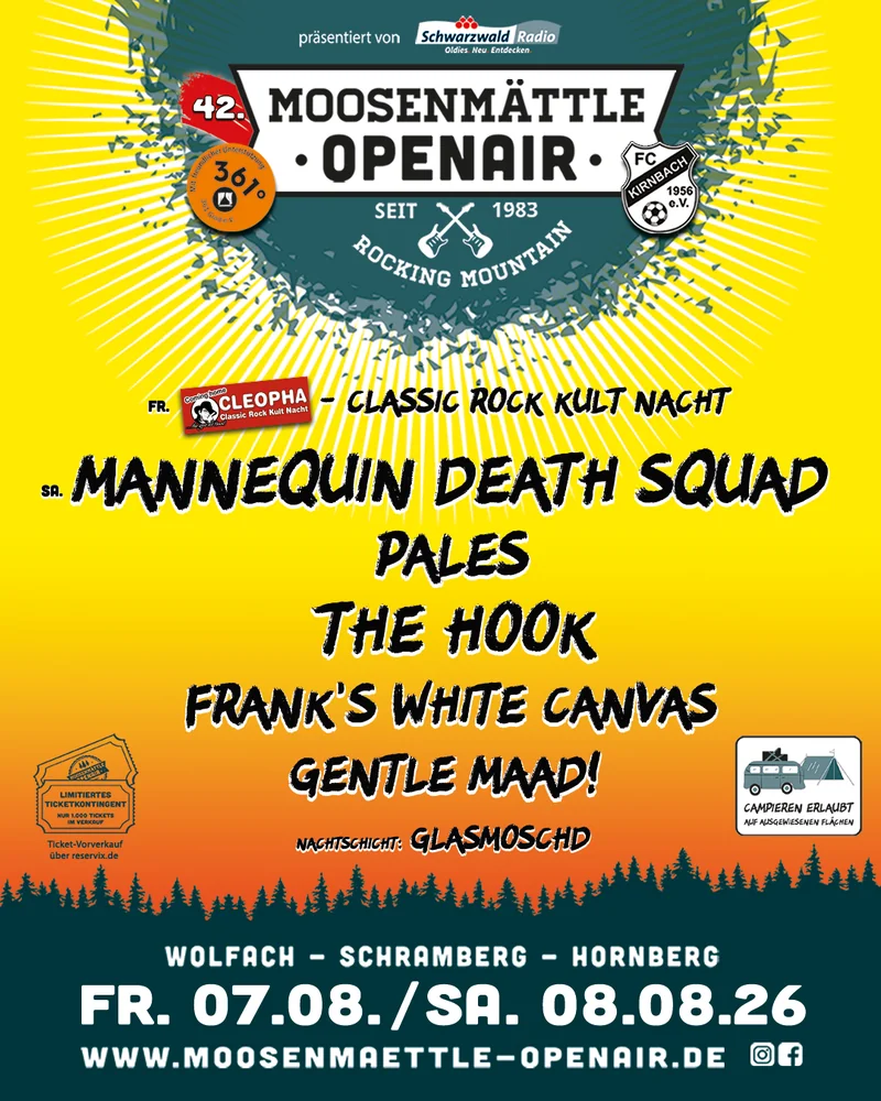 szene-Radar – Moosenmättle Open Air